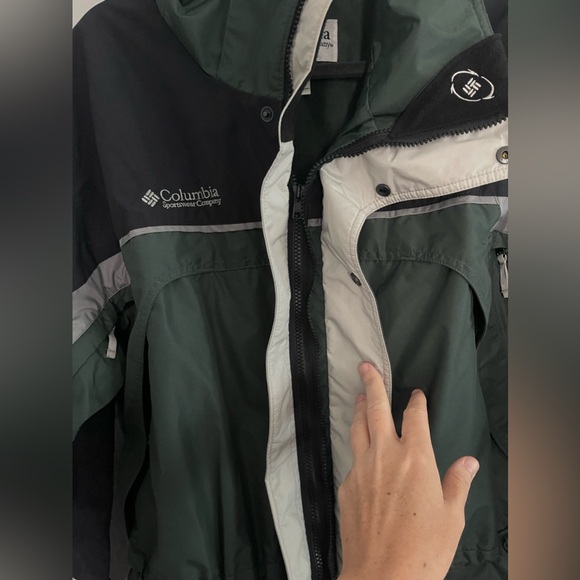 Columbia men’s interchange jacket size XL outer nylon rain style only - Picture 2 of 15